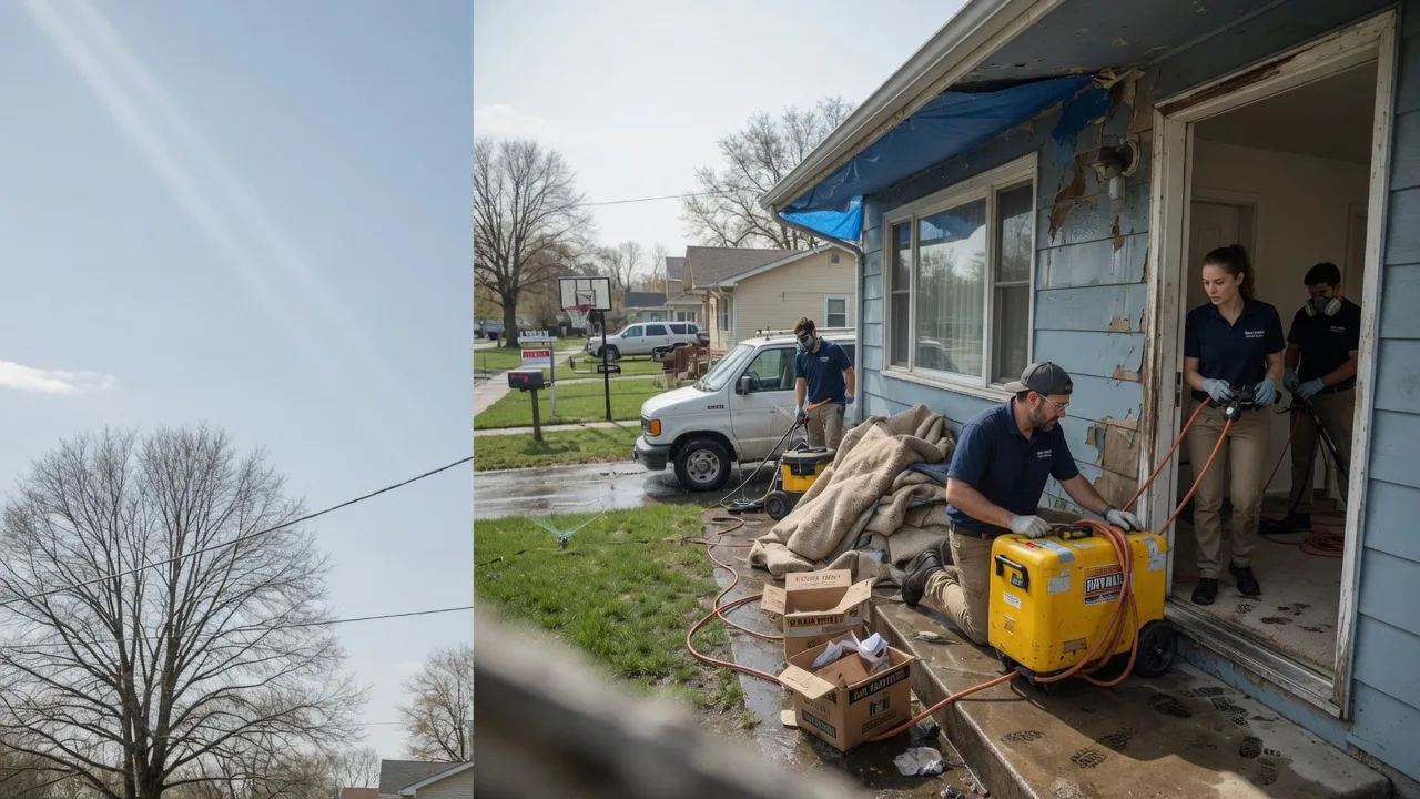 Basement Flood Cleanup in Wright, WY near me